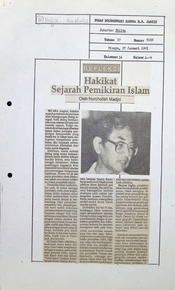 Hakikat sejarah pemikiran Islam