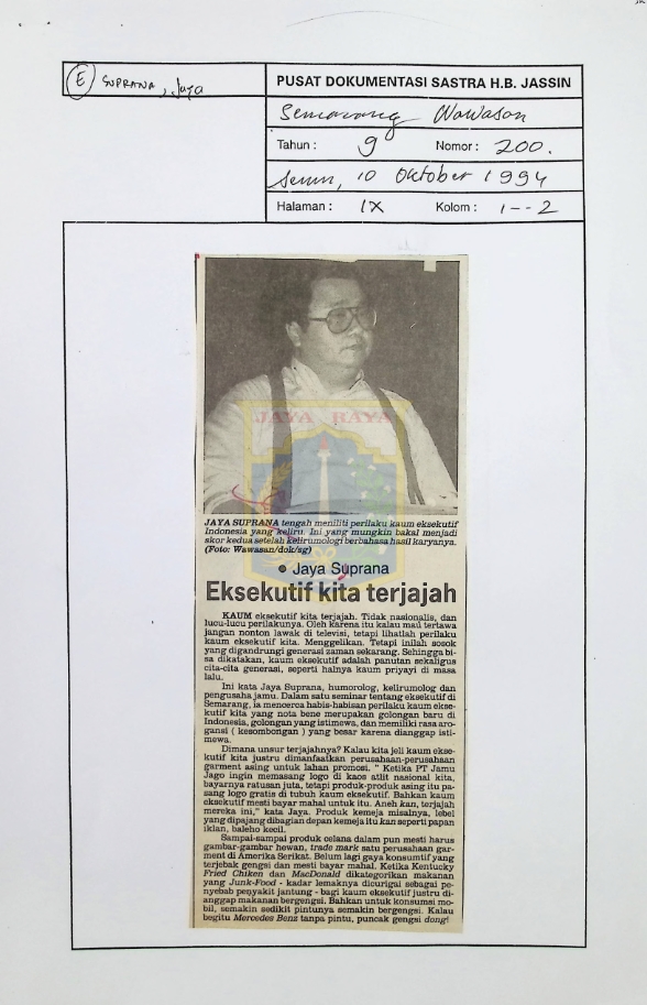 Eksekutif kita terjajah