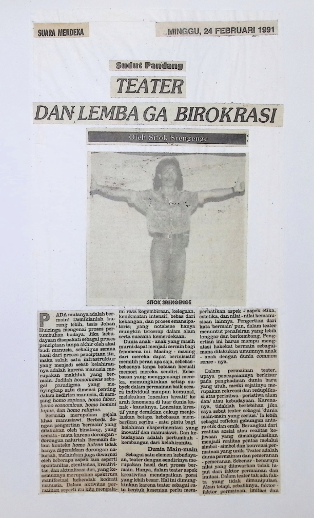 Teater dan lembaga birokrasi