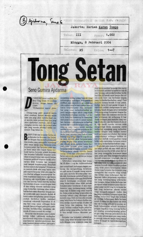 Tong setan