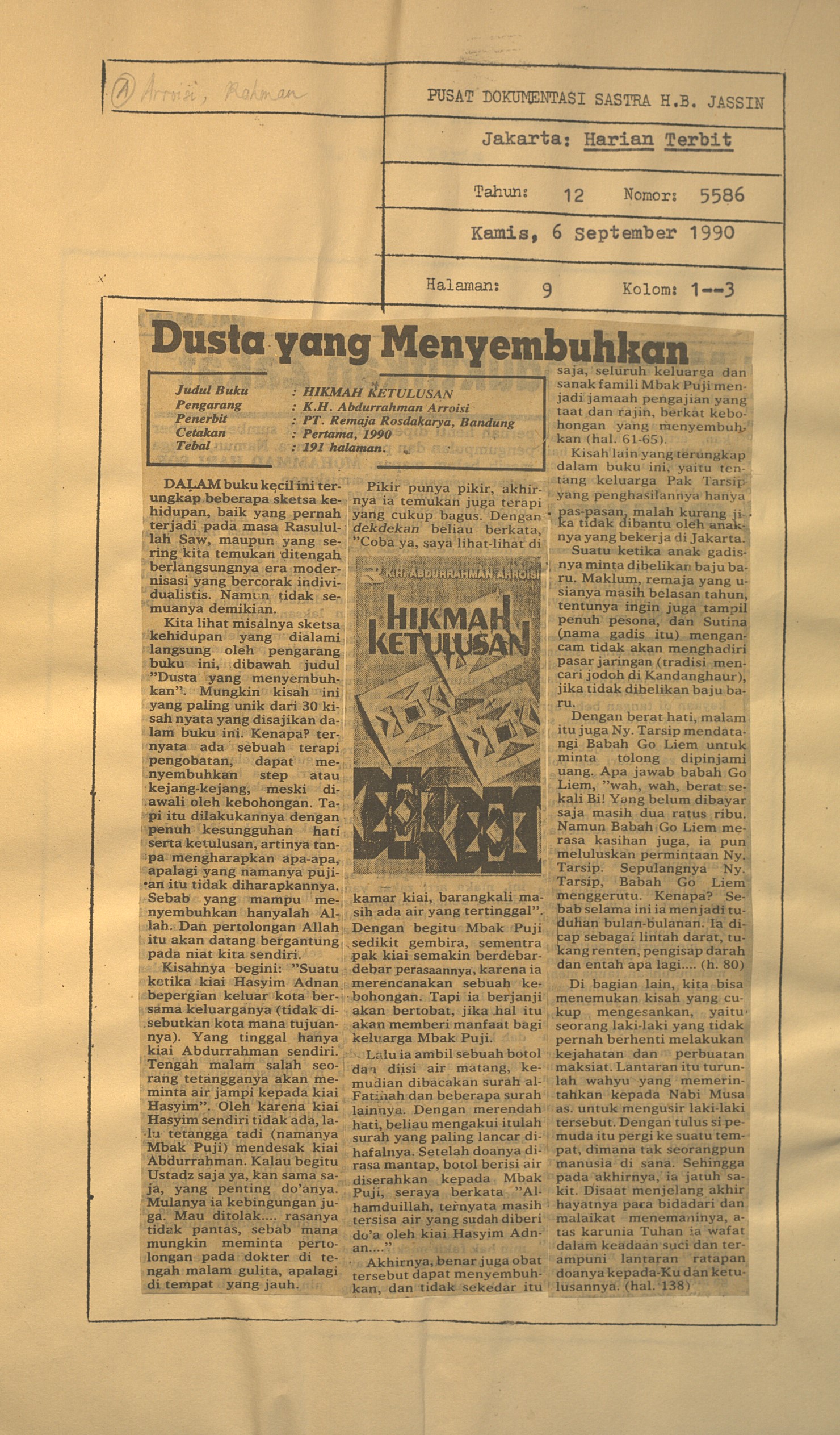Dusta yang menyembuhkan