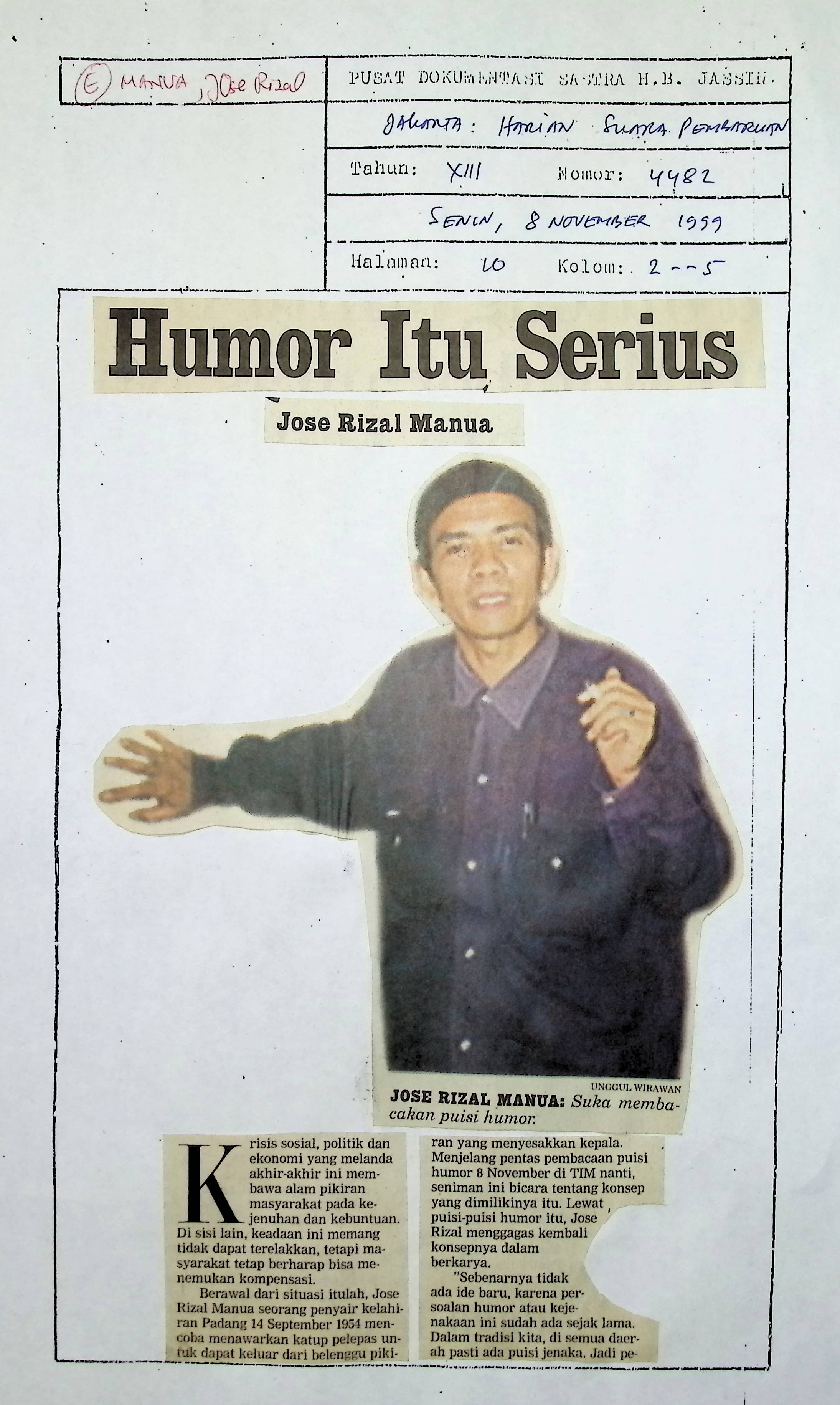 Humor itu serius
