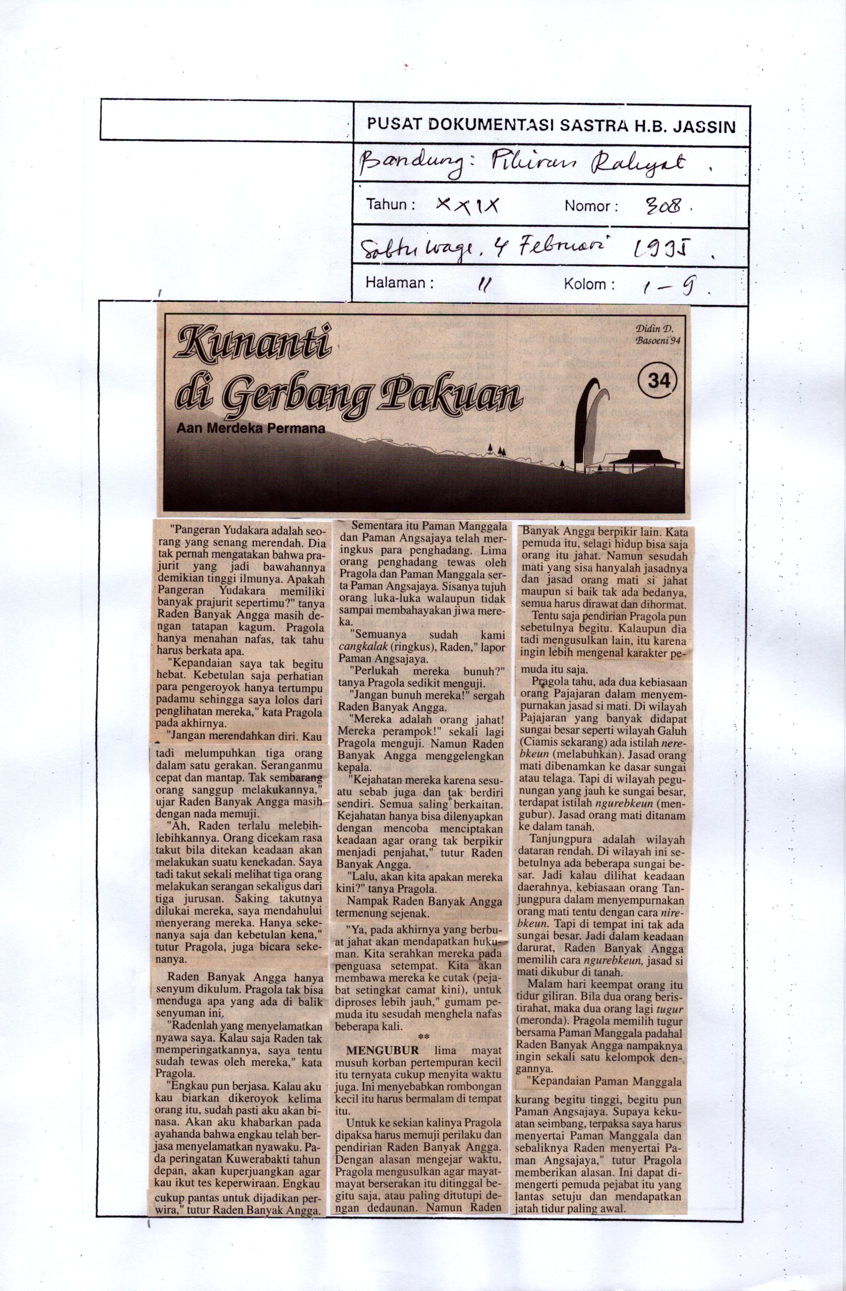 Kunanti di gerbang Pakuan (bagian 34)