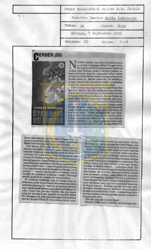 Stamboel selebritas edisi 50