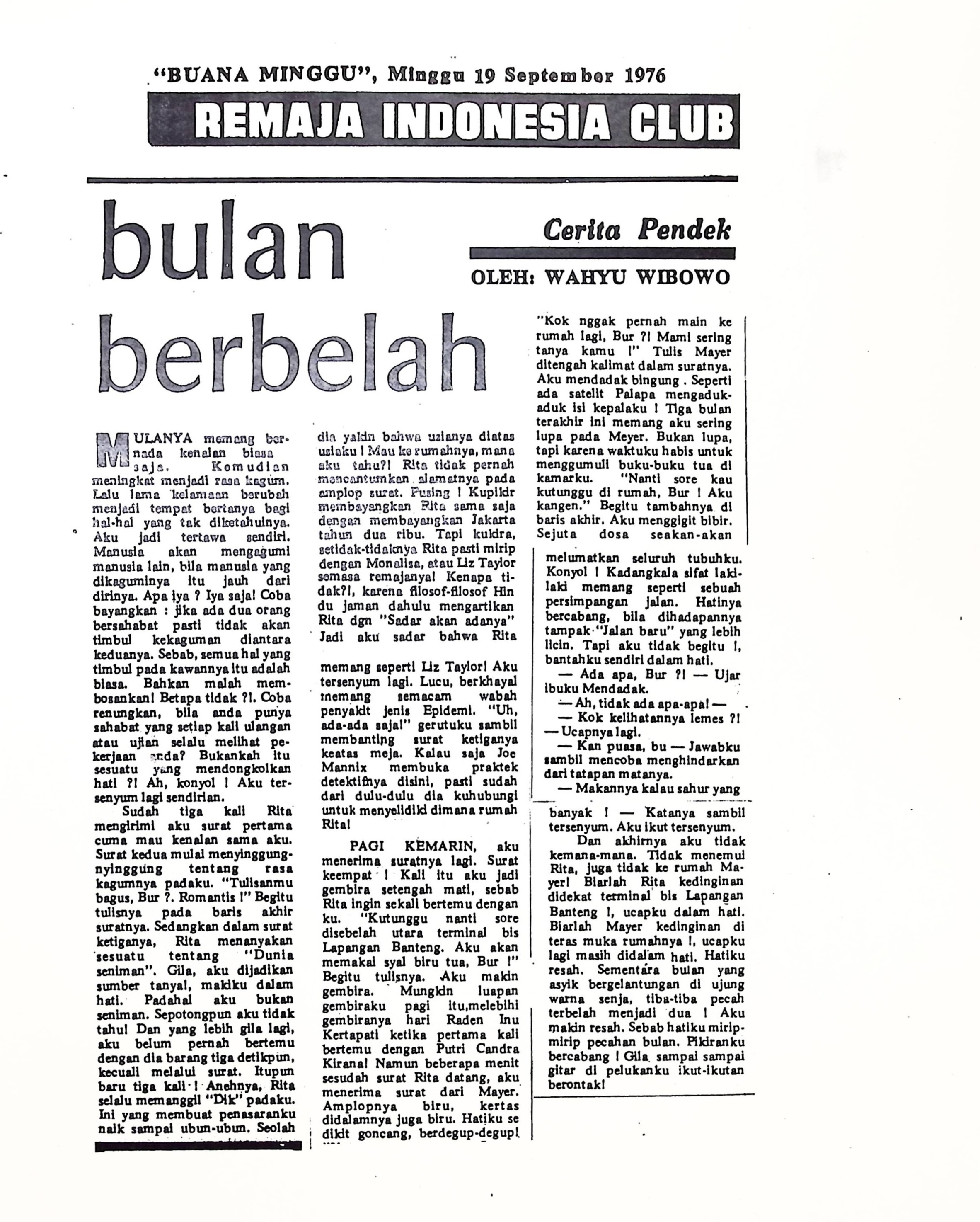 Bulan berbelah