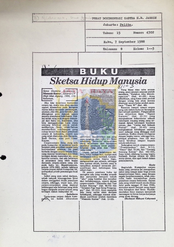 Sketsa hidup manusia
