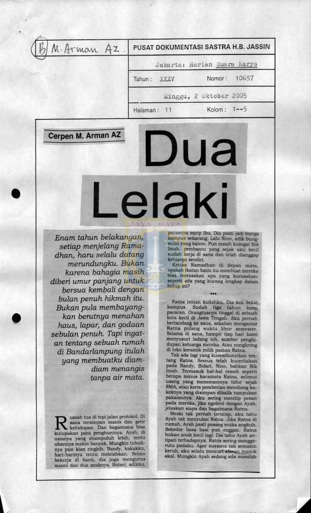 Dua Lelaki