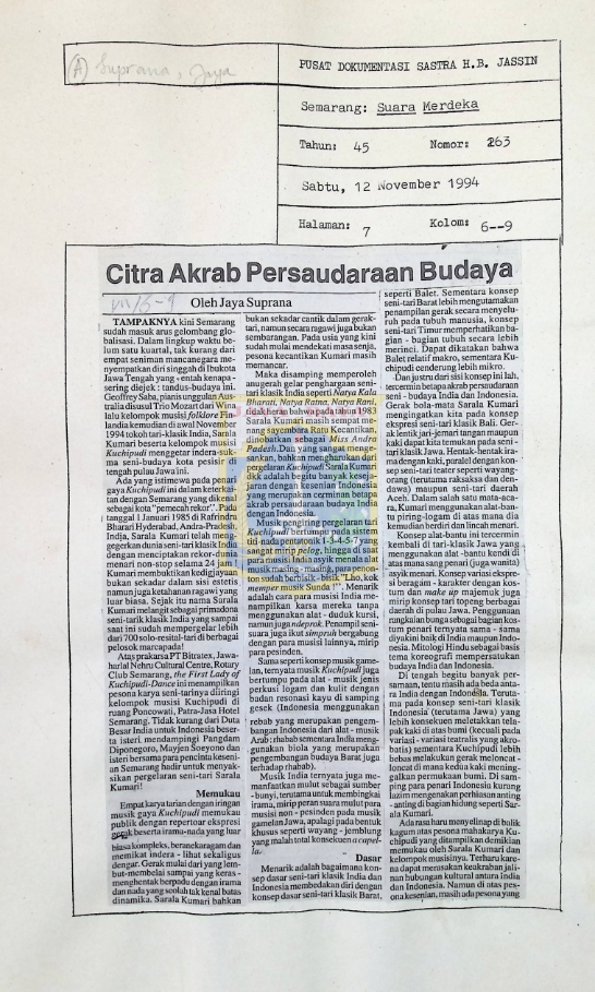 Citra akrab persaudaraan budaya