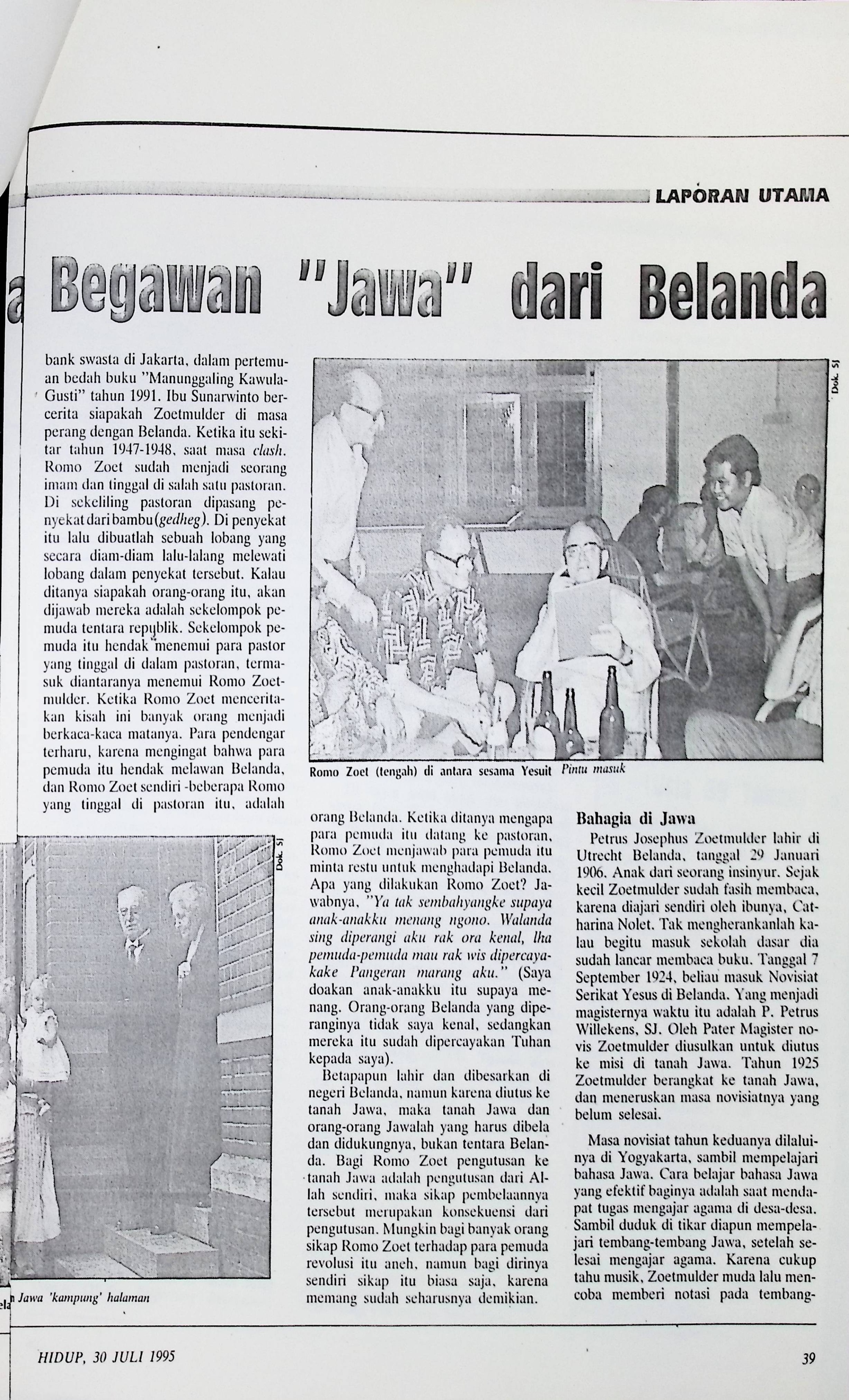 Kisah cinta begawan "Jawa" dari Belanda