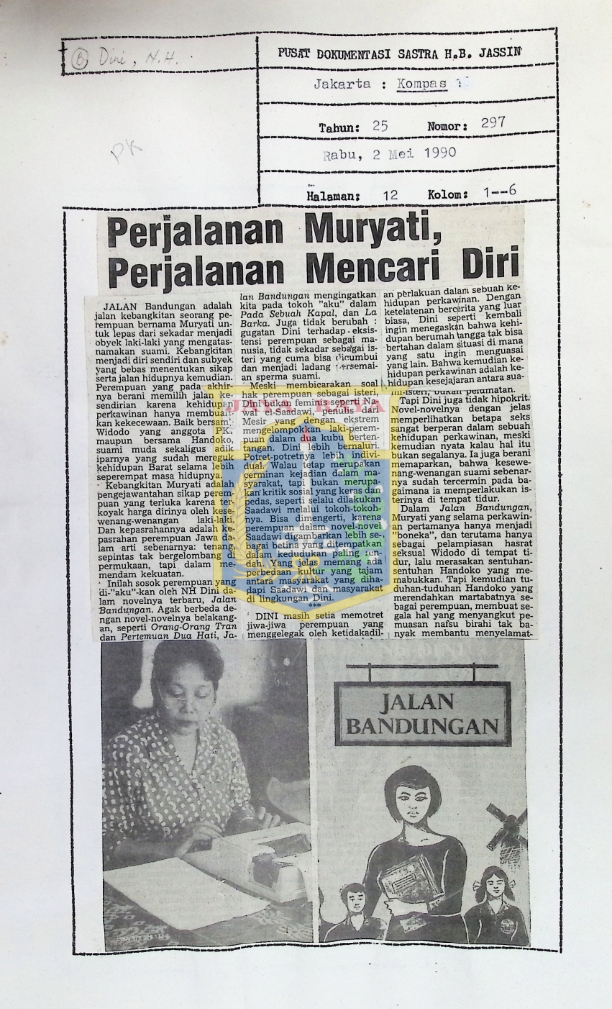 Perjalanan Muryati, perjalanan mencari diri