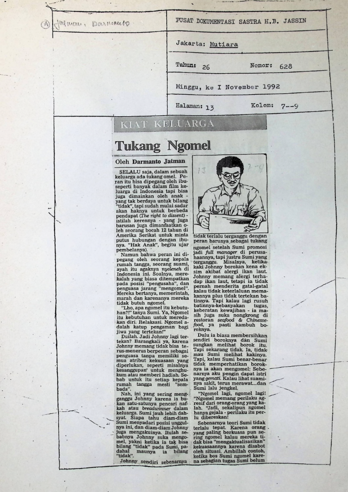 Kiat keluarga - tukang ngomel