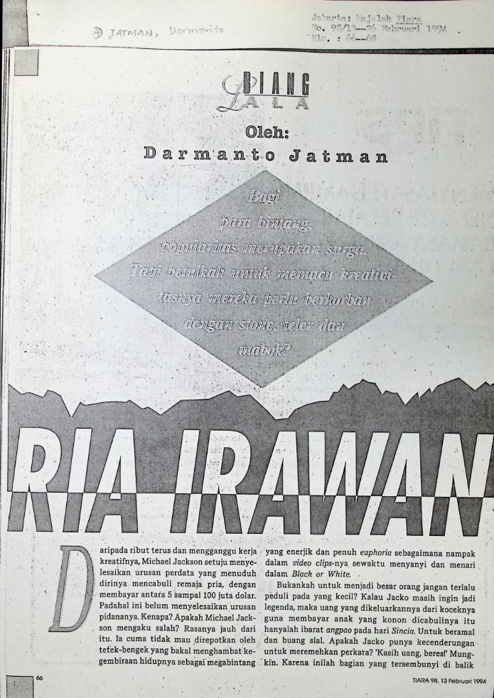 Biang lala - Ria Irawan