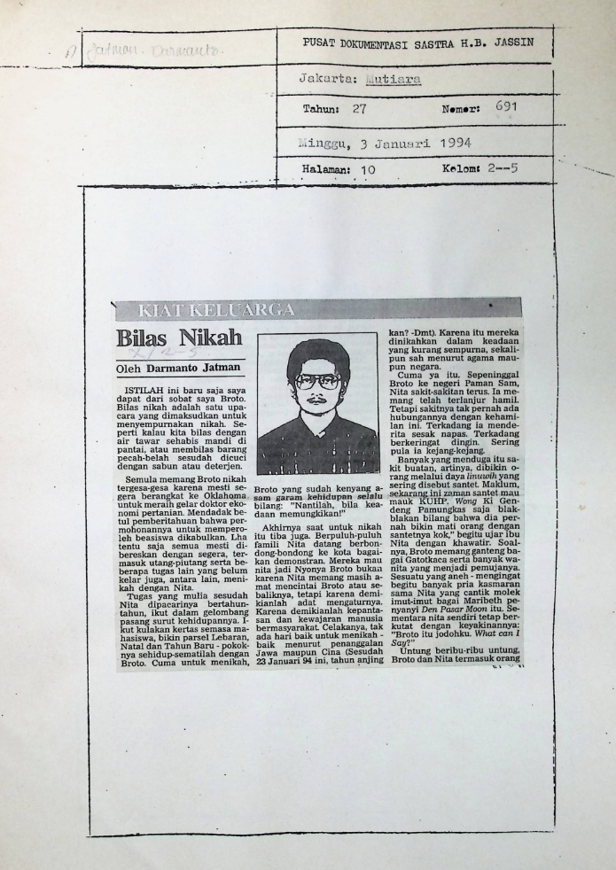 Kiat keluarga - bilas nikah