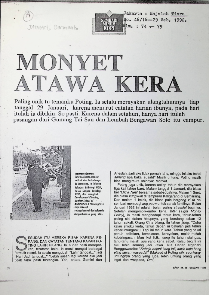 Monyet atawa kera