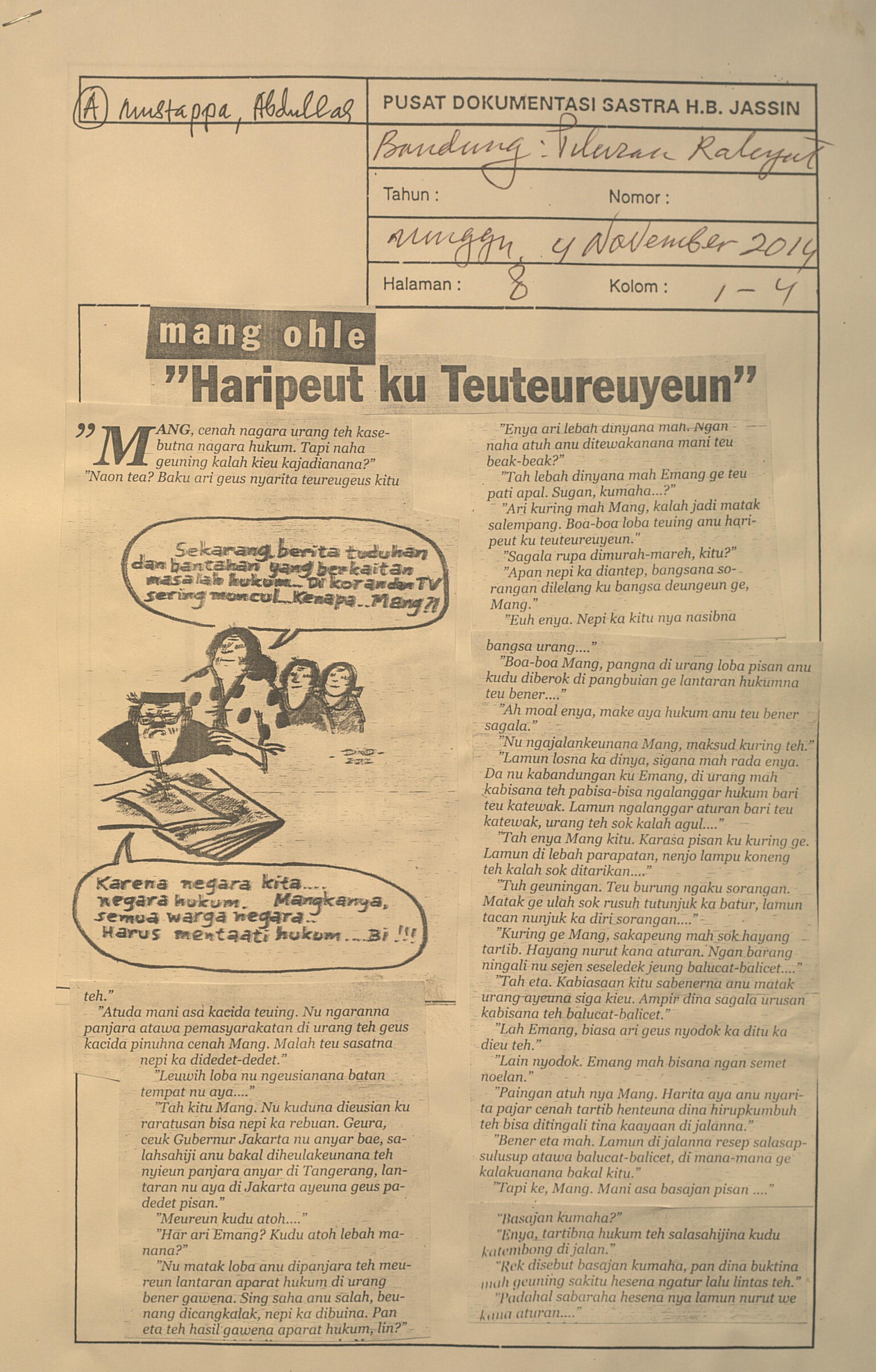 Haripeut ku teuteureuyeun