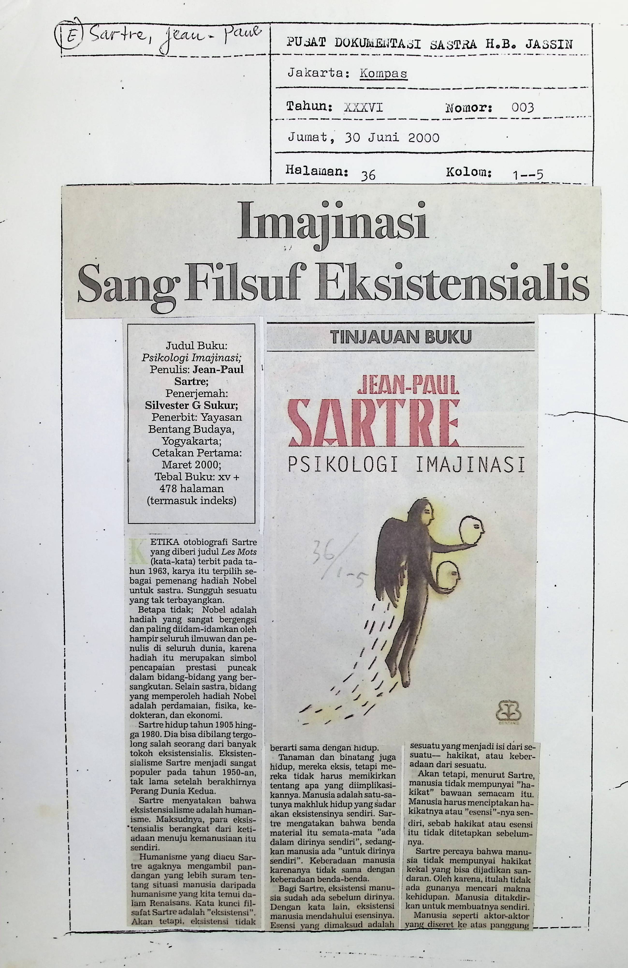 Imajinasi sang Filsuf Eksistensialis
