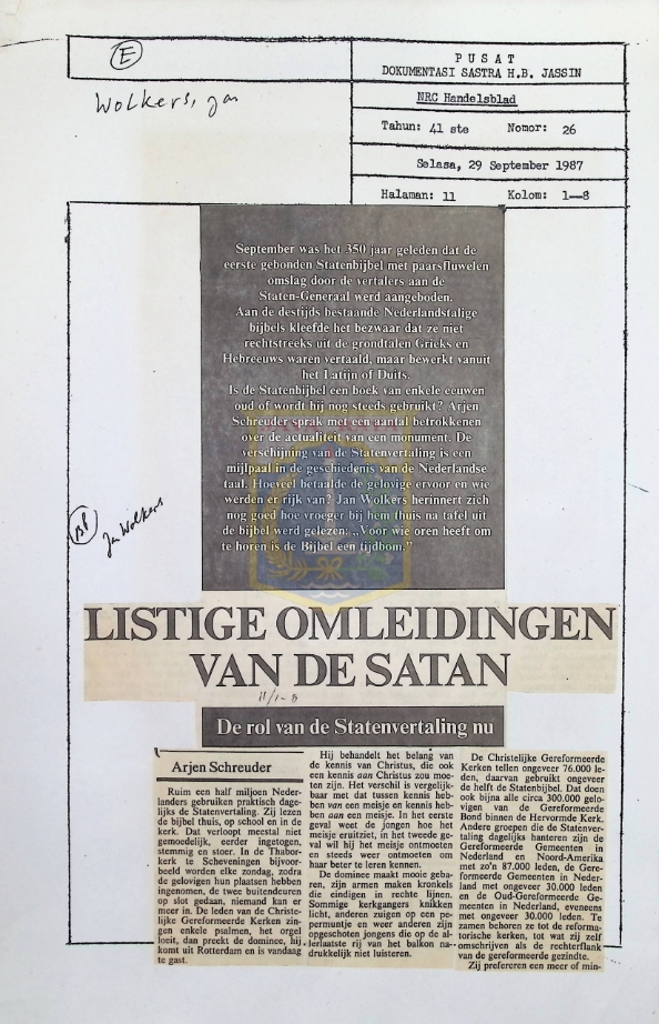 Listige omleidingen van de satan