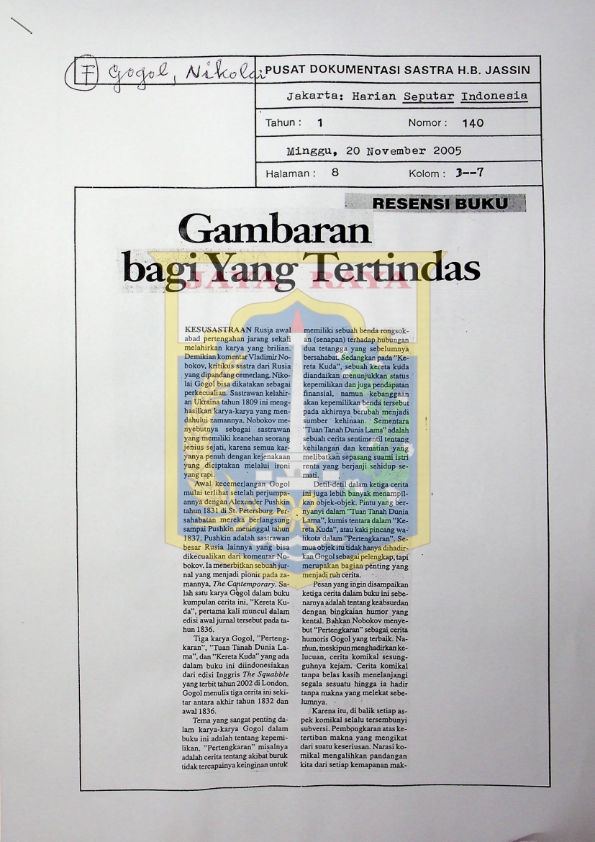 Gambaran bagi yang tertindas