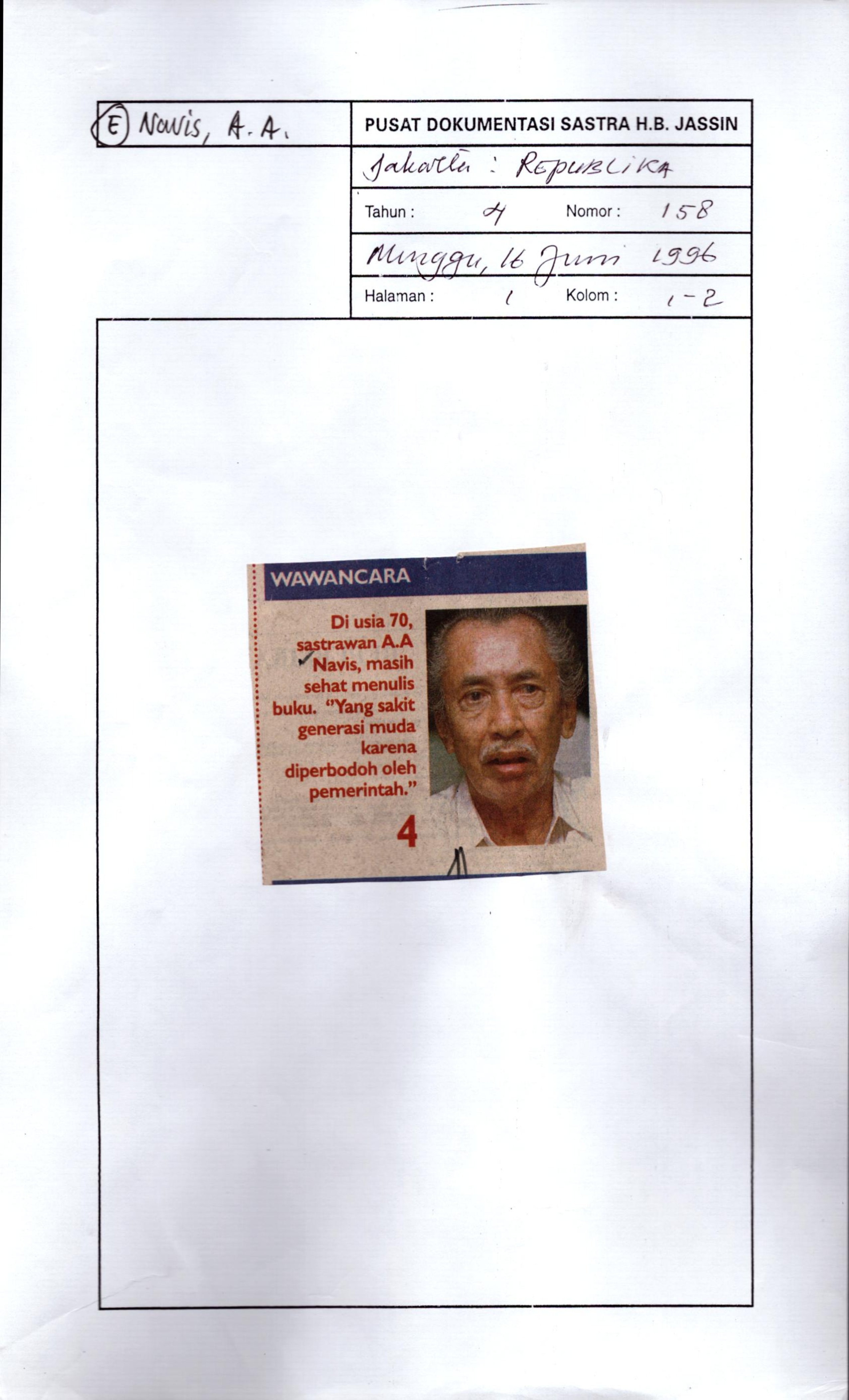 Yang sakit generasi muda karena diperbodoh oleh pemerintah