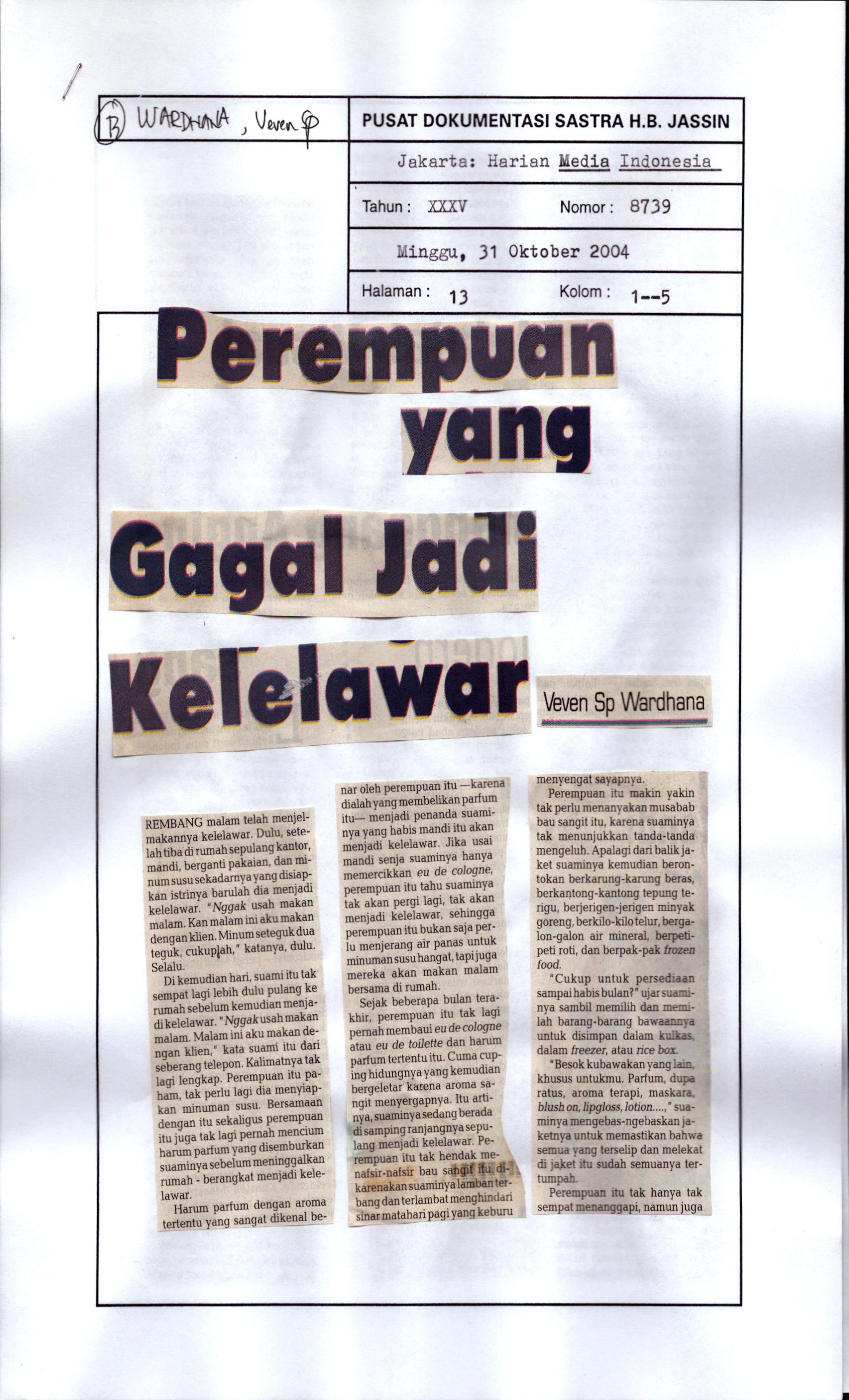 Perempuan yang gagal jadi kelelawar