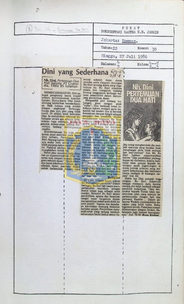 Dini yang sederhana