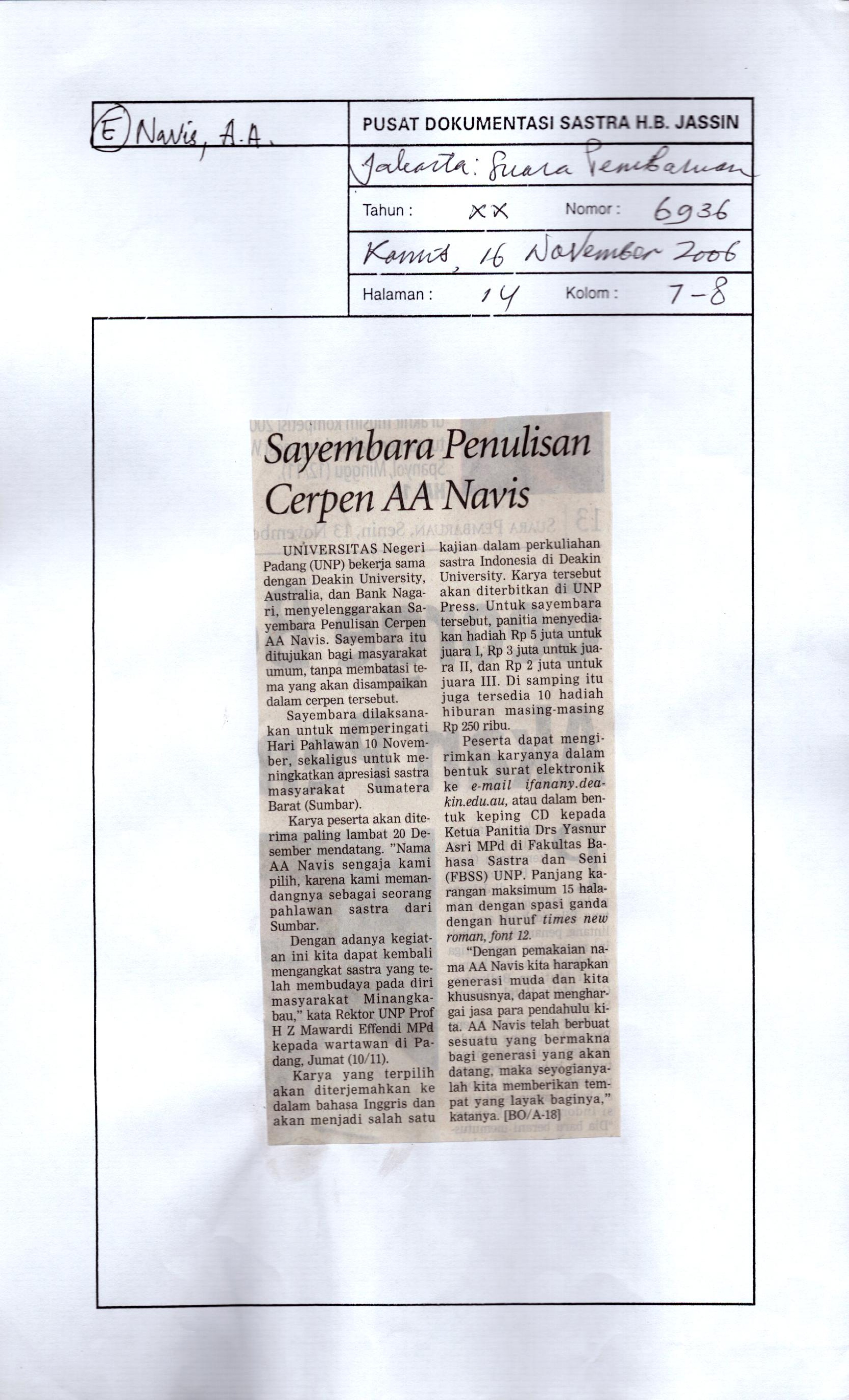 Sayembara Penulisan