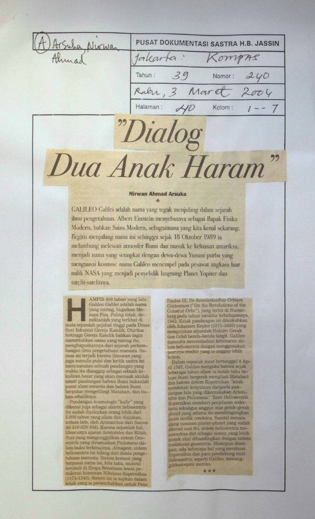 Dialog dua anak haram