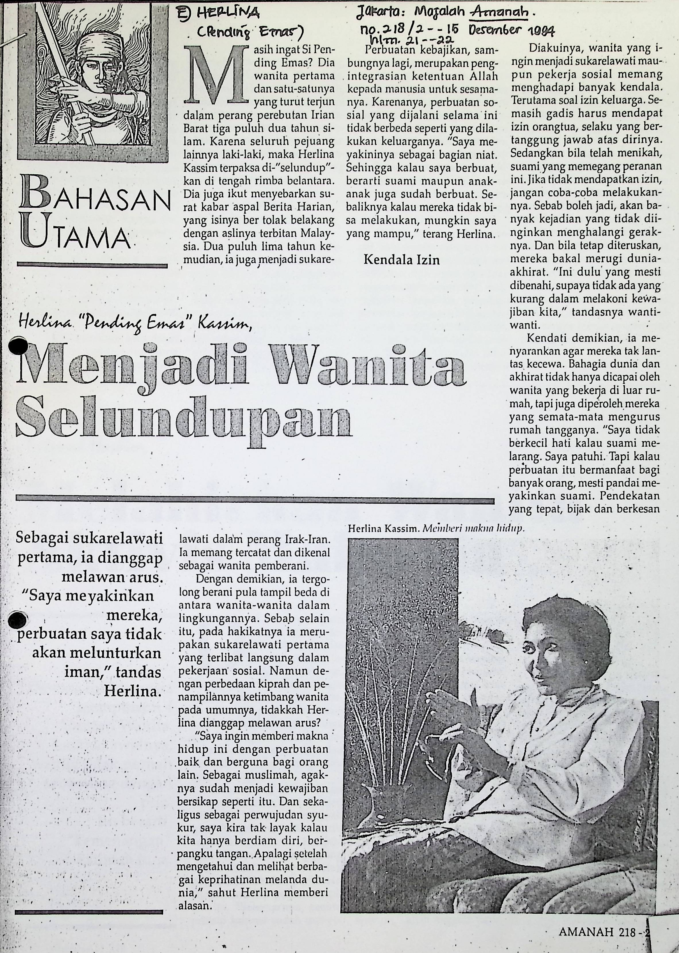 Menjadi wanita selundupan