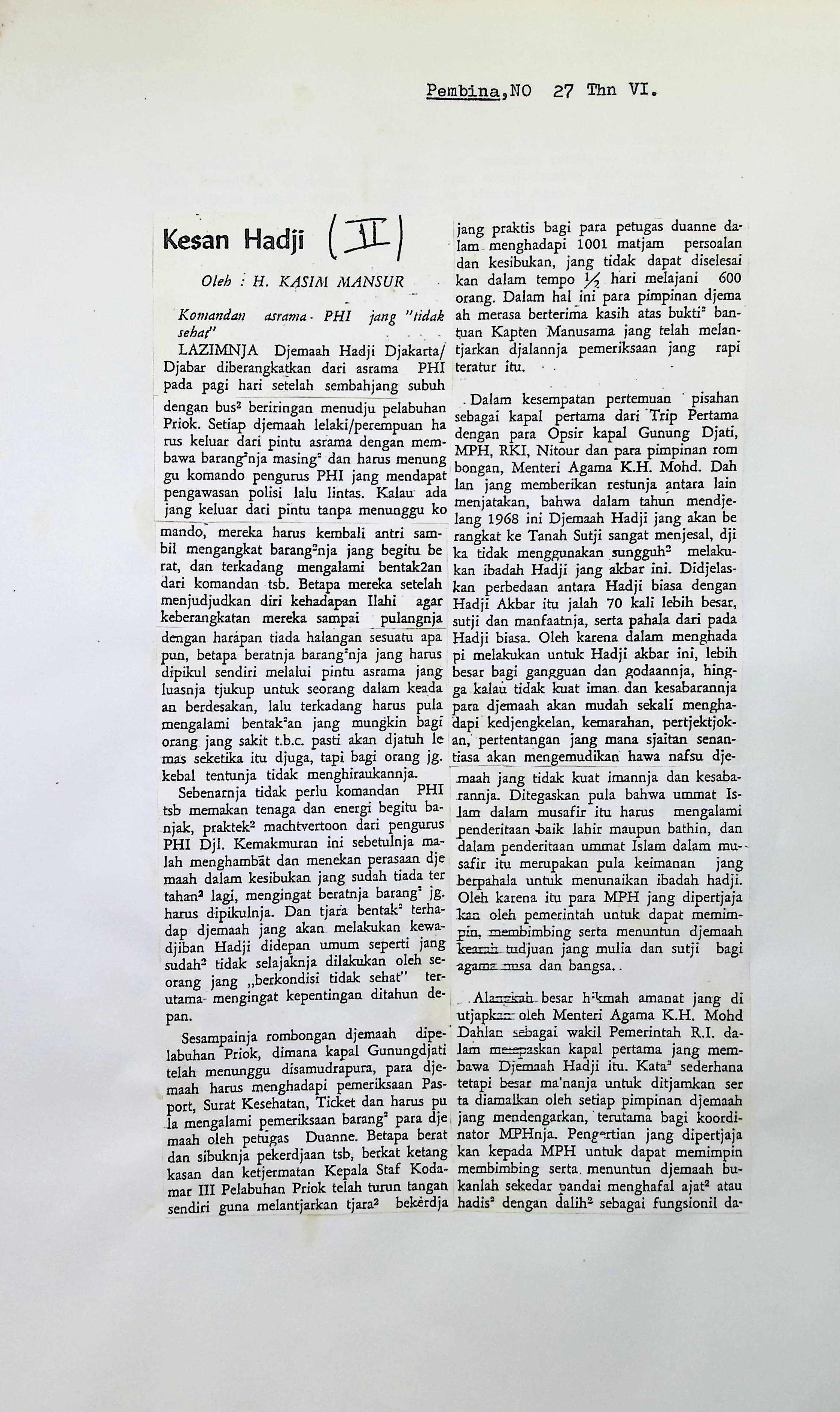 Kesan haji (2)