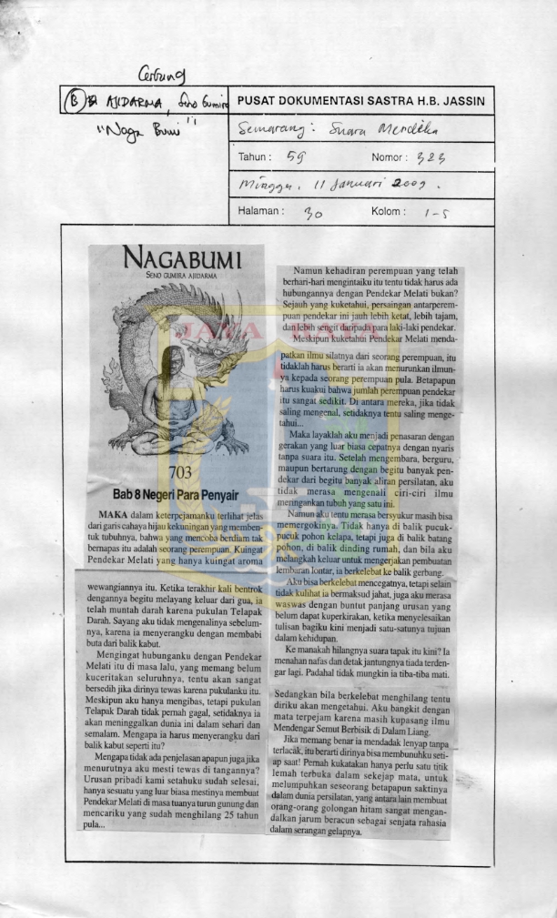 Nagabumi. Bagian 703 : Bab 8 Negeri para Penyair