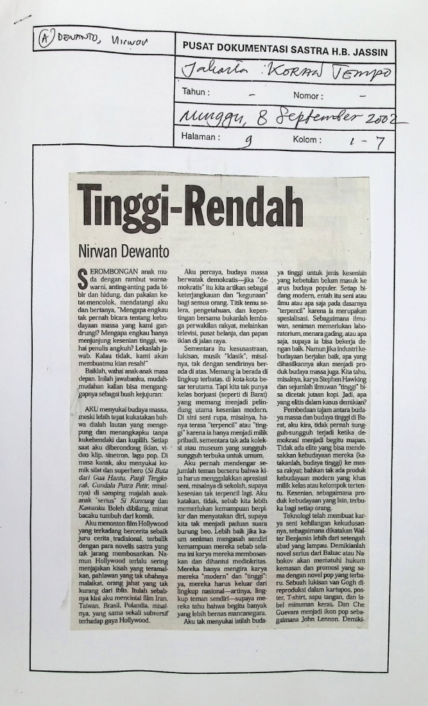 Tinggi-rendah