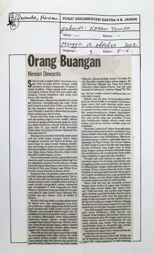 Orang buangan
