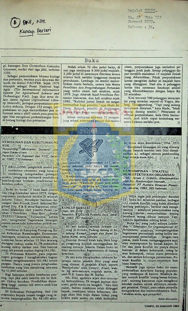 Kemiskinan dan kebutuhan pokok