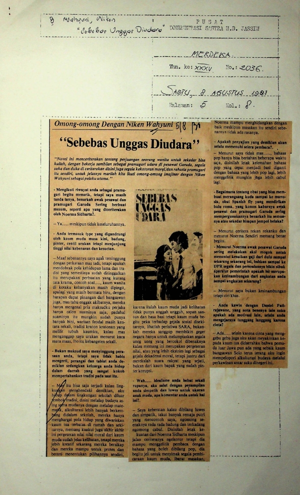 Sebebas unggas diudara