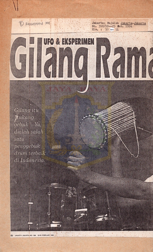 Ufo & eksperimen, Gilang Ramadhan