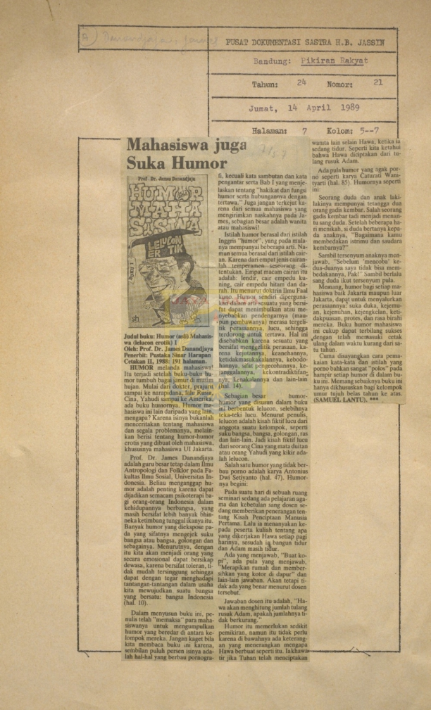 Mahasiswa juga suka humor