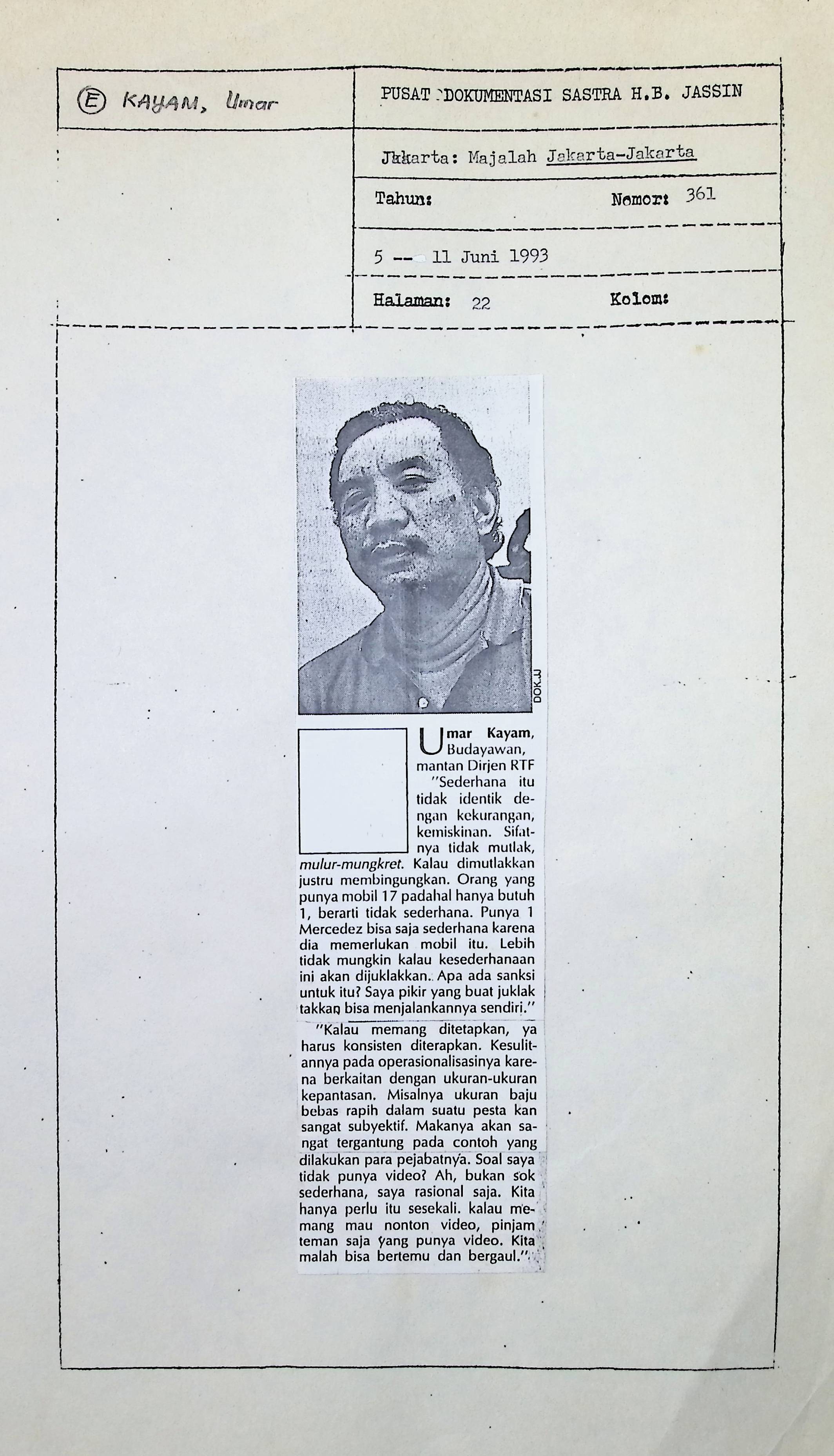 Umar Kayam budayawan