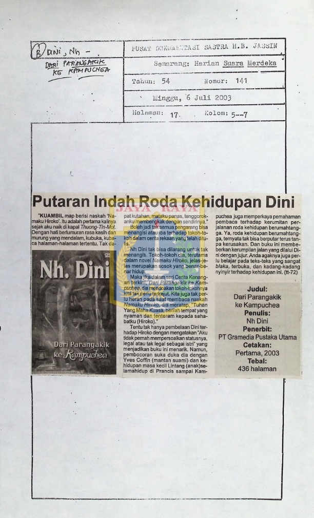 Review putaran indah roda kehidupan Dini