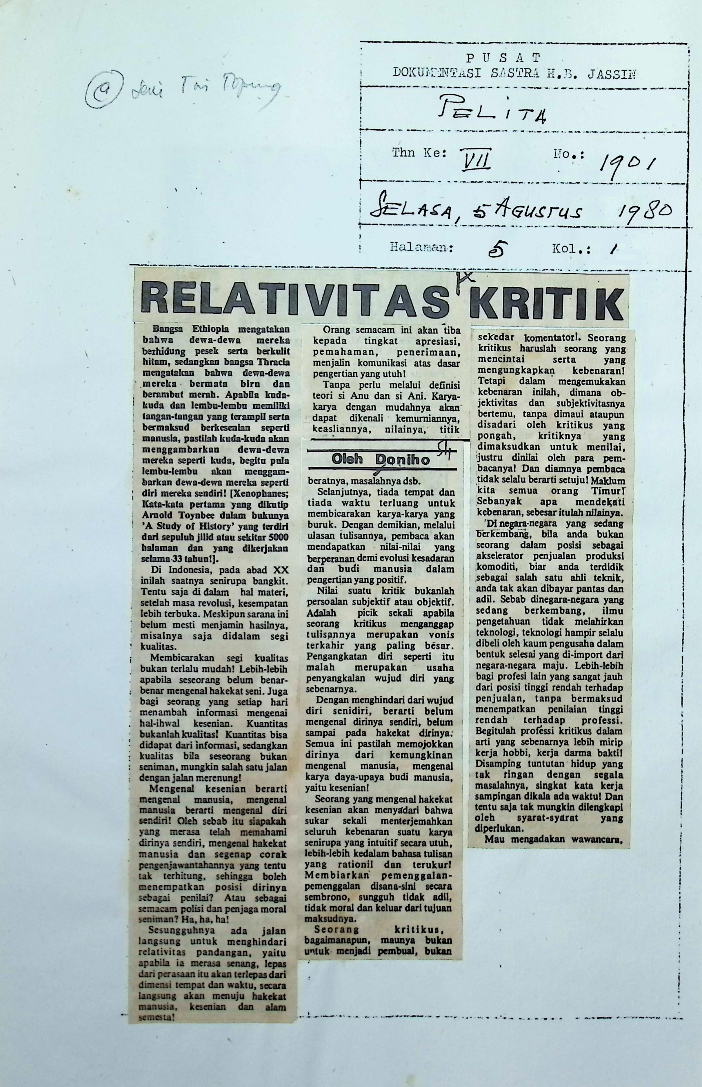 Relativitas kritik