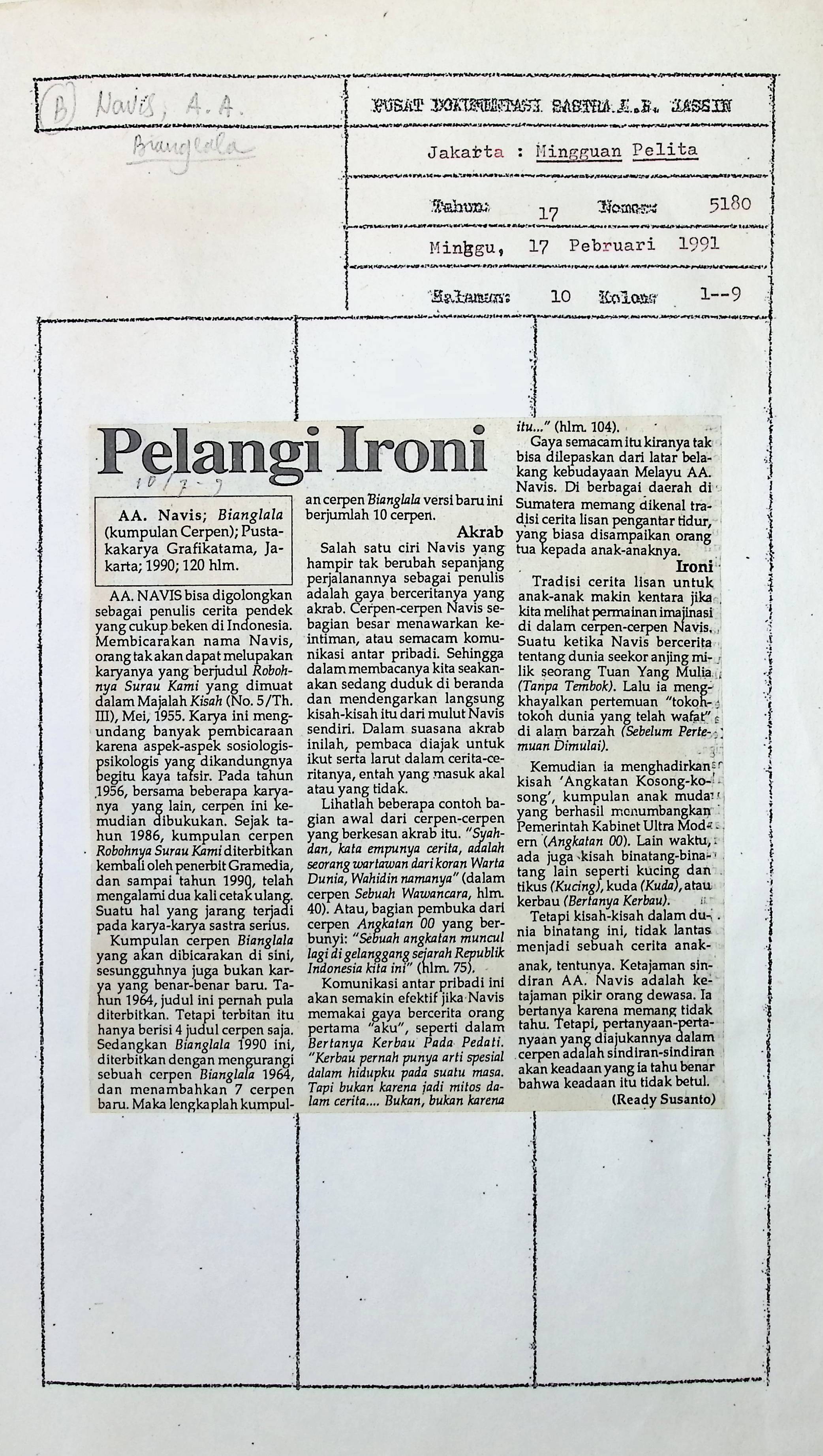 Pelangi ironi