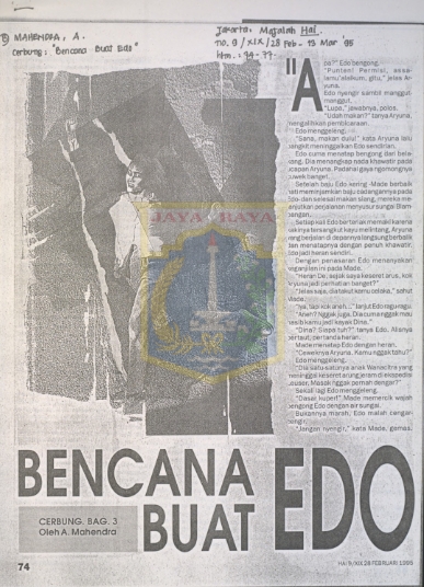 Bencana buat Edo bagian 3