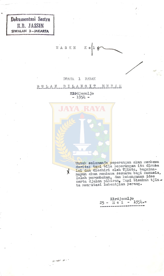 Naskah drama ulan dilangit merah