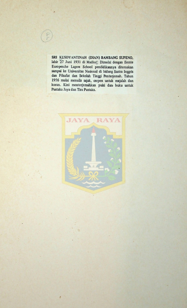 Biografi Sri Kusdiyantinah