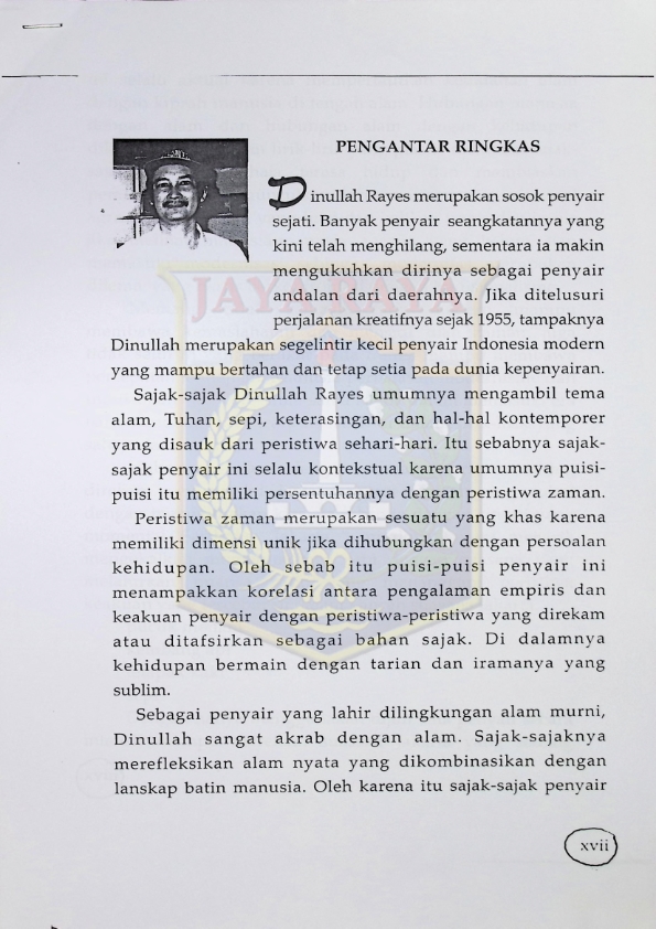 Pengantar ringkas Dinullah Rayes