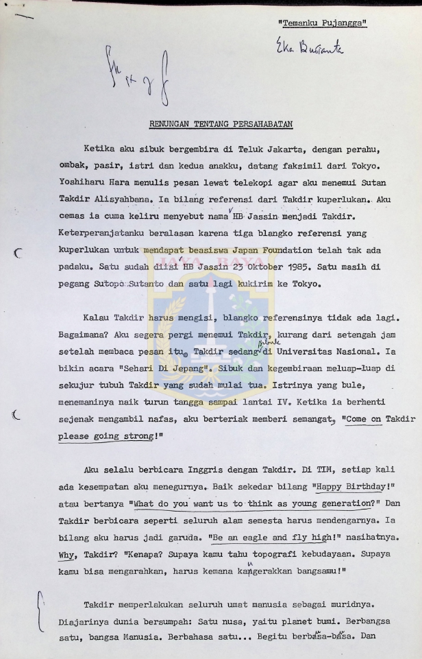 Renungan tetang persahabatan