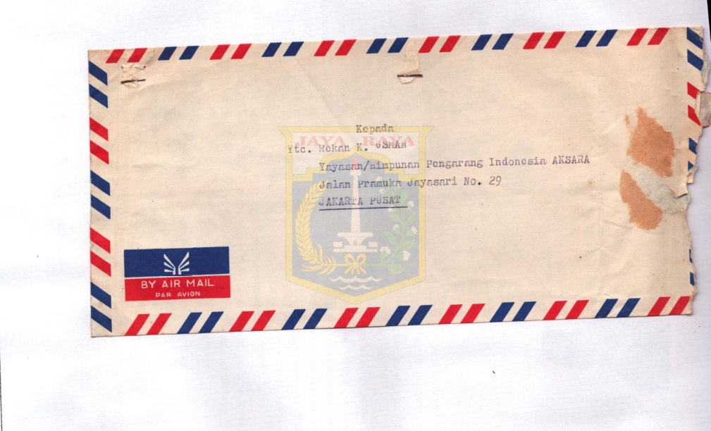 Surat dari Putu Arya Tirtawirya kepada K. Usman