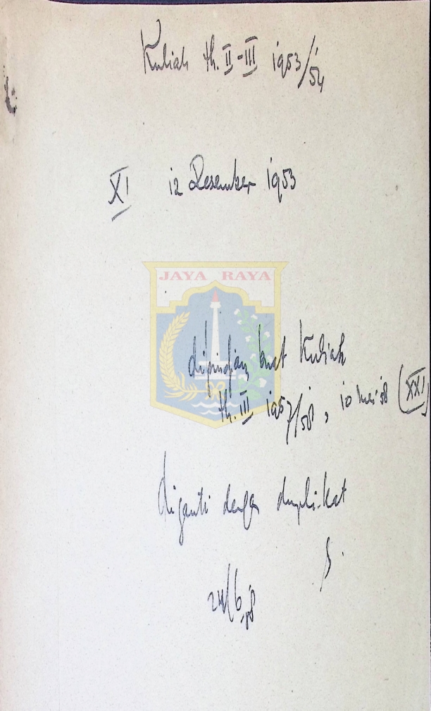 Kuliah H.B. Jassin XI