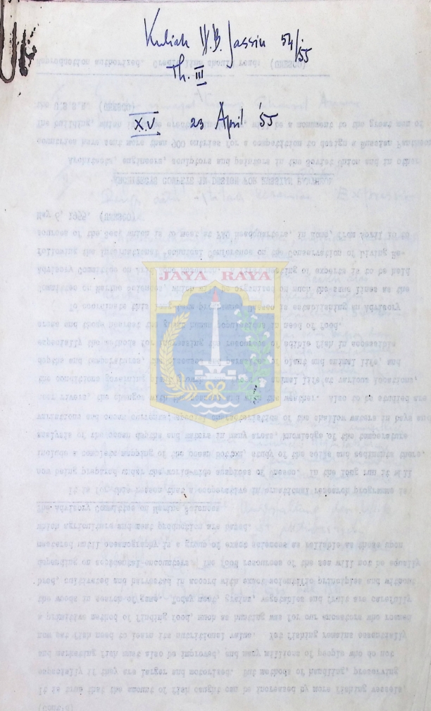 Kuliah H.B. Jassin XV