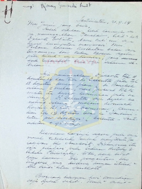 Kumpulan surat-surat Njoman S. Pendit
