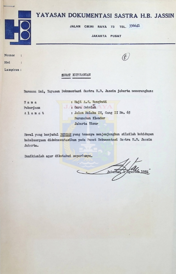 Surat Keterangan